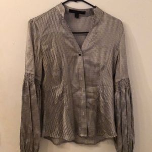 Express Long Sleeve Silk Blouse